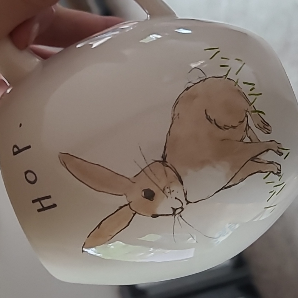 Rae Dunn Hop Bunny mugs, bundle of 2 - Picture 8 of 8